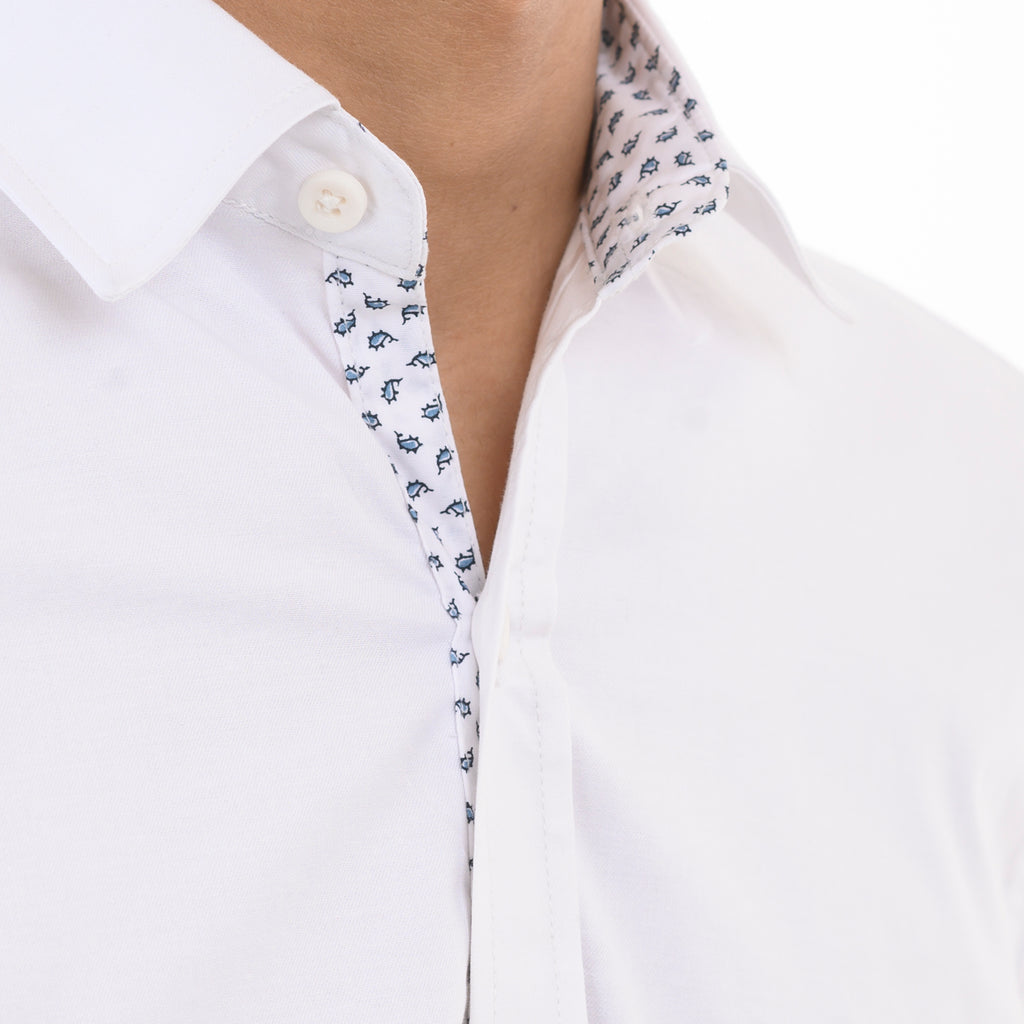 White Essential Casual Shirt