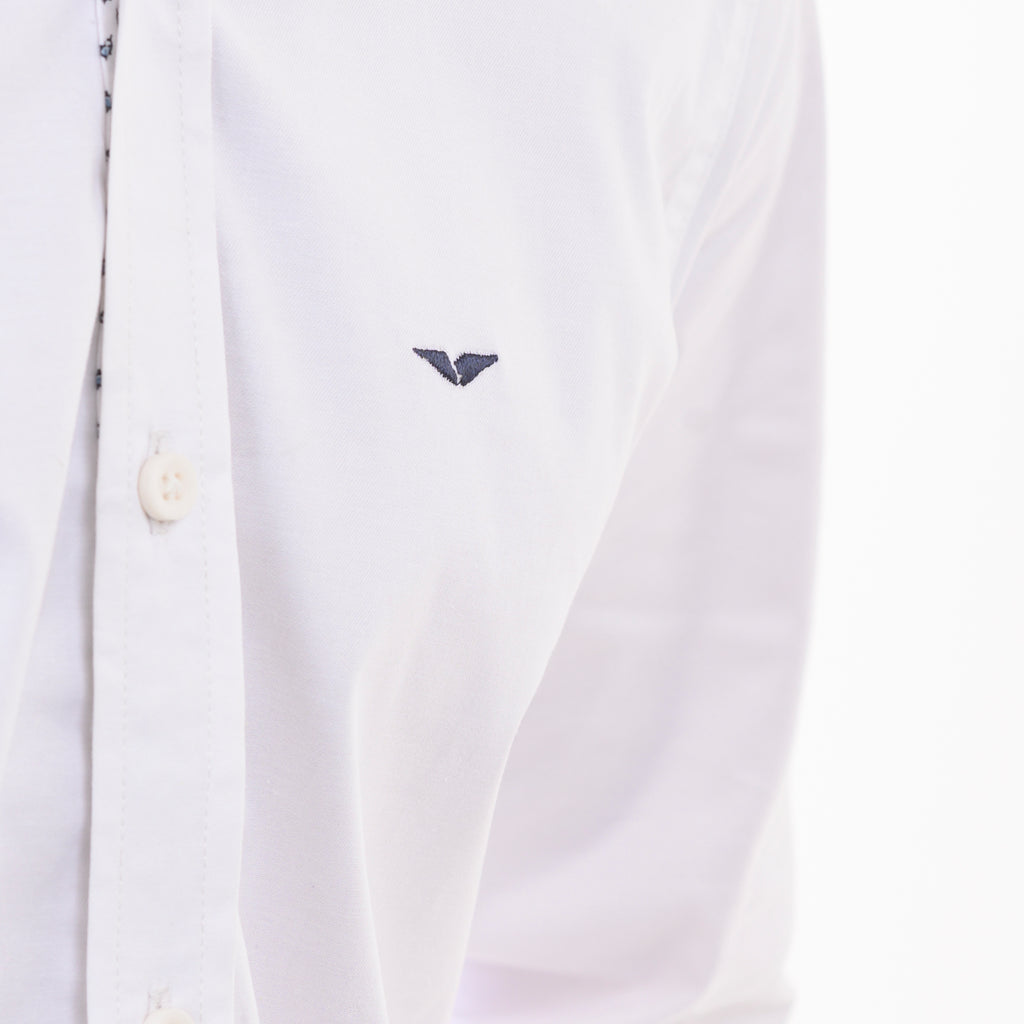White Essential Casual Shirt