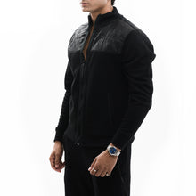 Load image into Gallery viewer, Contrast Quilted Jacket-Black