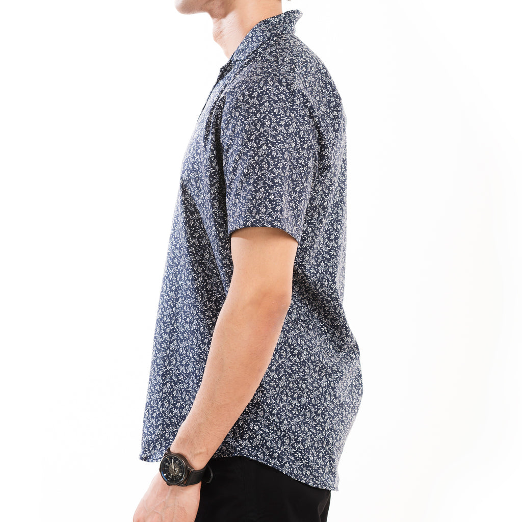 Azure Bloom Hawaiian Shirt