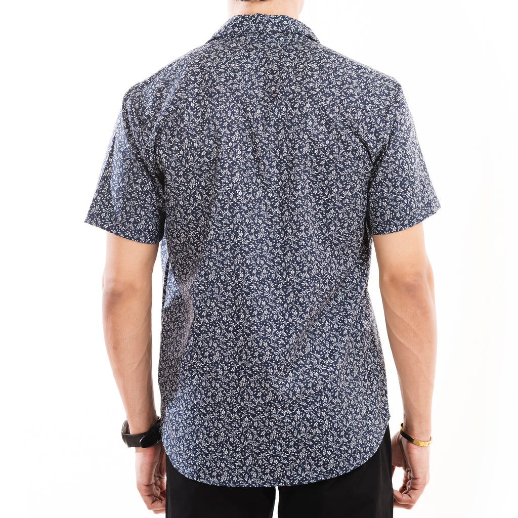 Azure Bloom Hawaiian Shirt
