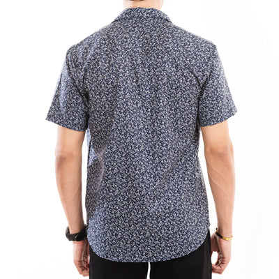 Azure Bloom Hawaiian Shirt