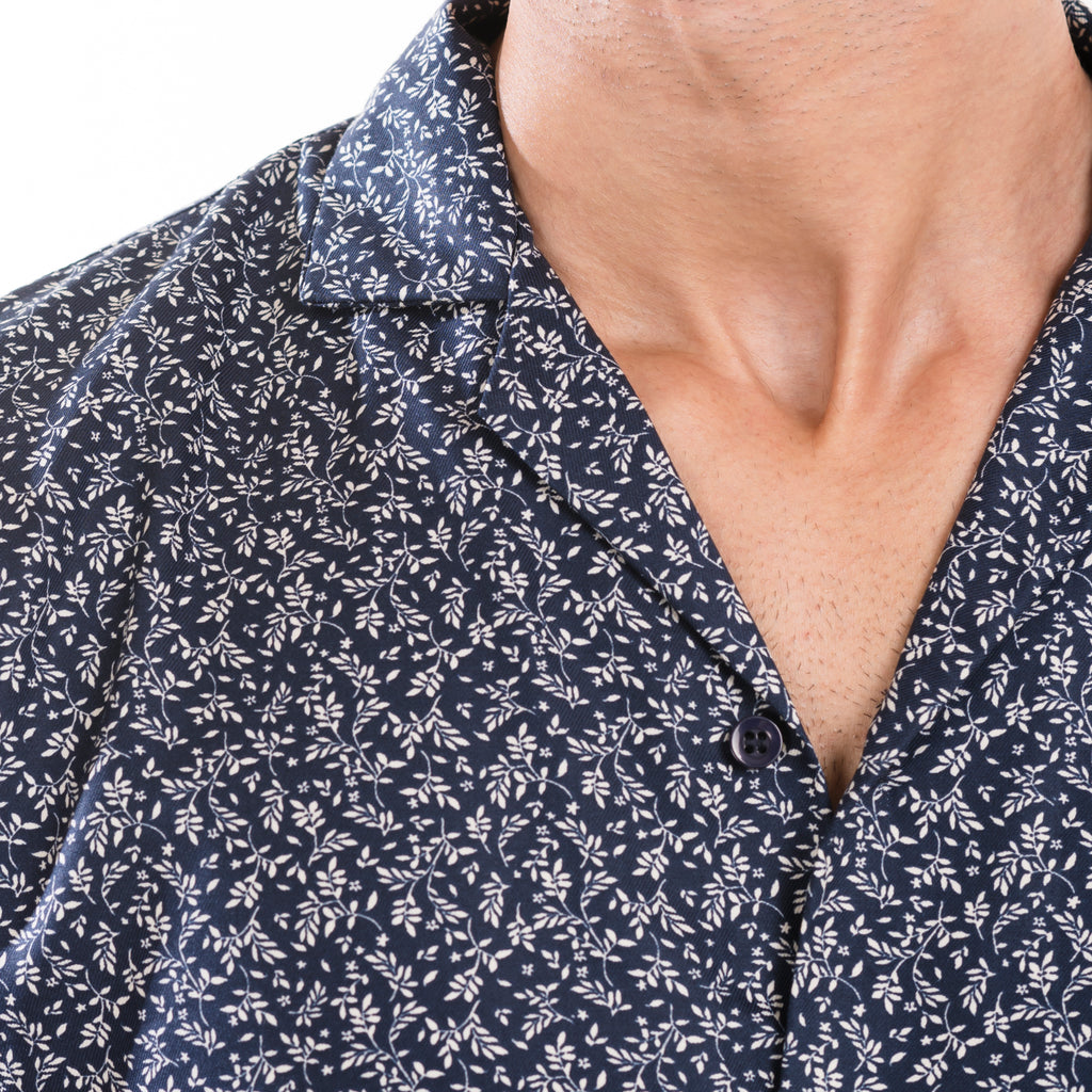 Azure Bloom Hawaiian Shirt