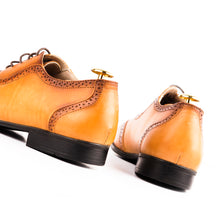 Load image into Gallery viewer, Patina Brogue Oxfords - Tan