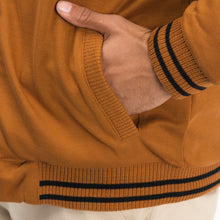 Load image into Gallery viewer, Contrast Ribbed Jacket-Mustard