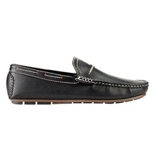 Load image into Gallery viewer, Thread Stitched Moccasins-Black