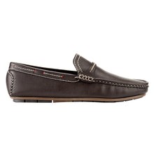 Load image into Gallery viewer, Thread Stitched Moccasins-Brown