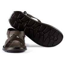 Load image into Gallery viewer, Casual Strapped Leather Sandals-Brown