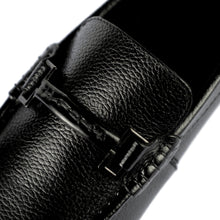 Load image into Gallery viewer, Unique Stitched Buckled Moccasins-Black