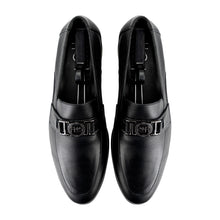 Load image into Gallery viewer, FHS Brass Buckled Loafers-Black
