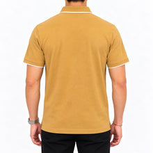 Load image into Gallery viewer, Jacquard Collar Polo - Mustard