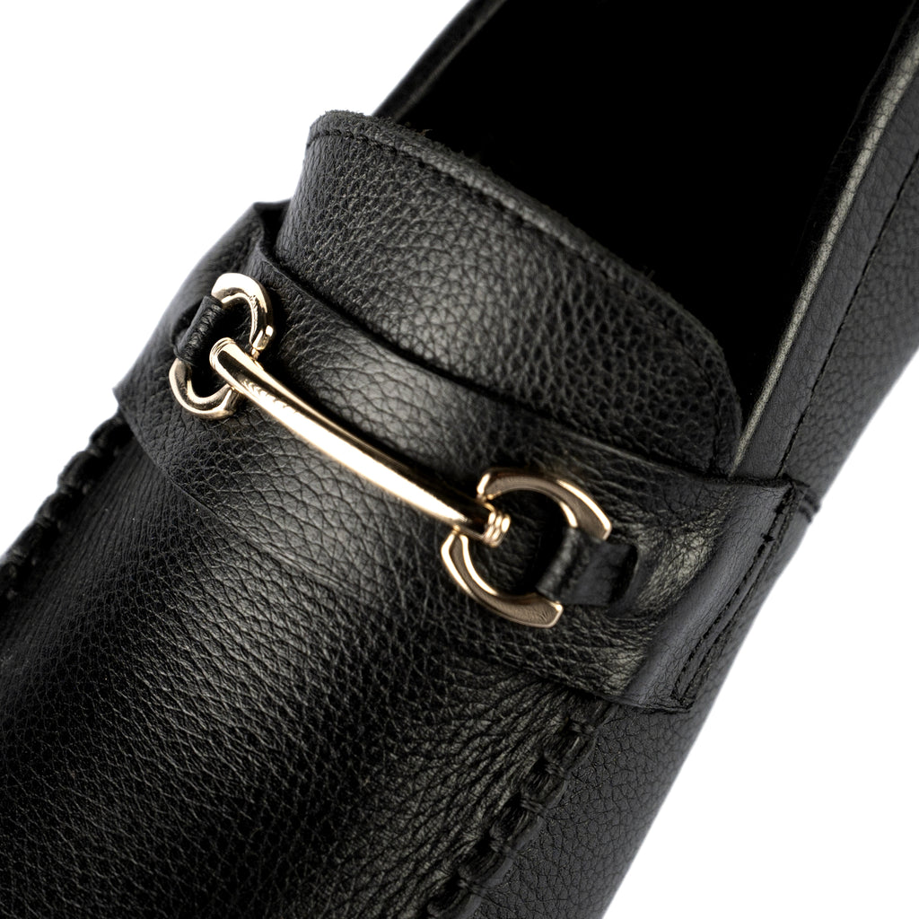 Premium Gun Metal Moccasin