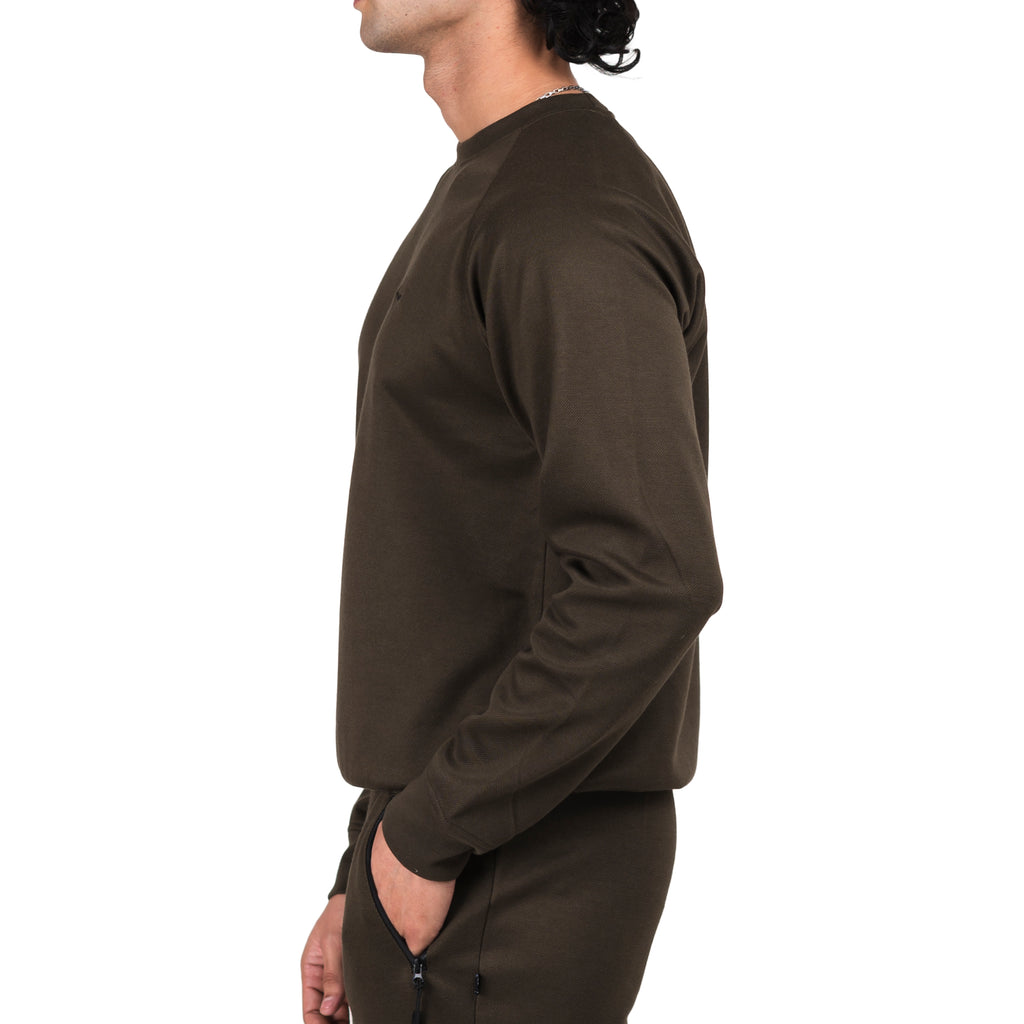 Pique Sweatshirt - Olive