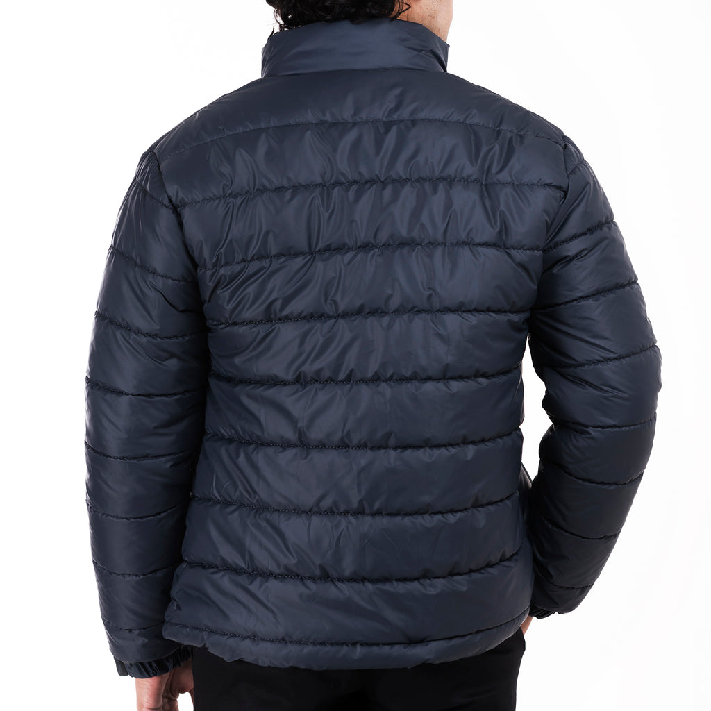 Men's Essential Puffer Jacket-Navy