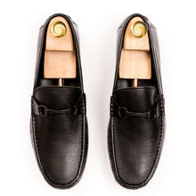 Load image into Gallery viewer, Prime Buffalo Leather Moccasins - Black