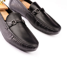 Load image into Gallery viewer, Prime Buffalo Leather Moccasins - Black