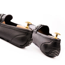 Load image into Gallery viewer, Prime Buffalo Leather Moccasins - Black