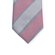 Load image into Gallery viewer, Grey Striped Tie