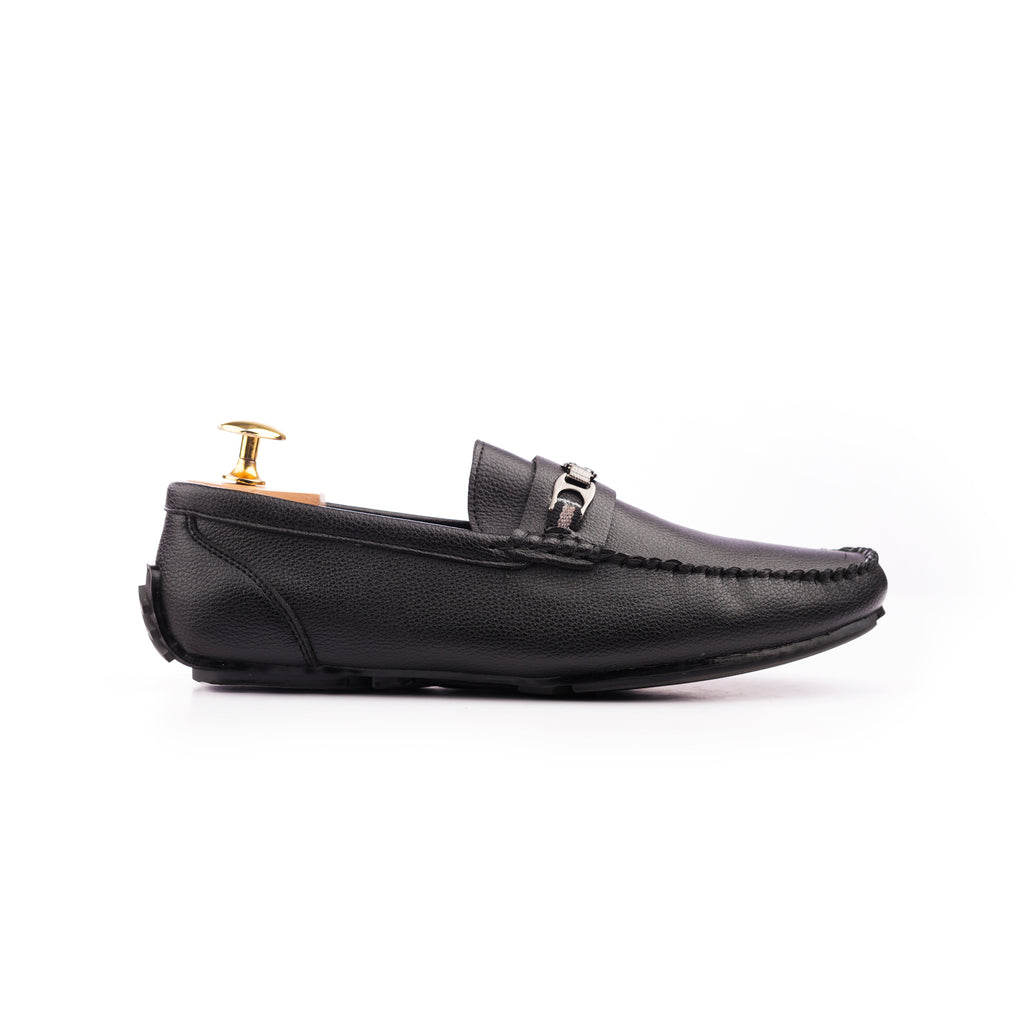 Sleek Urban Moccasins - Black