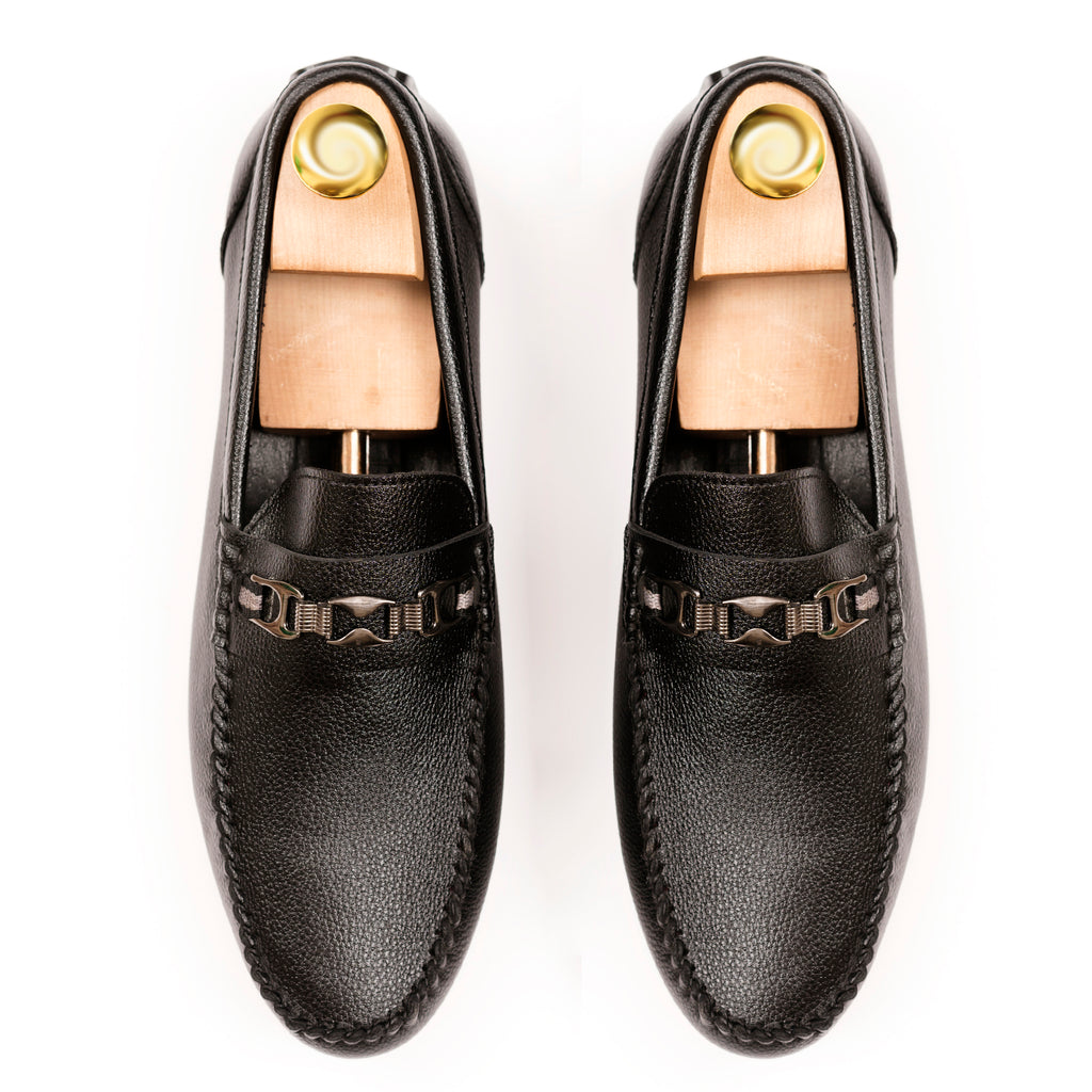 Sleek Urban Moccasins - Black