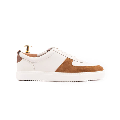 Modern Comfort Sneakers - Tan/White