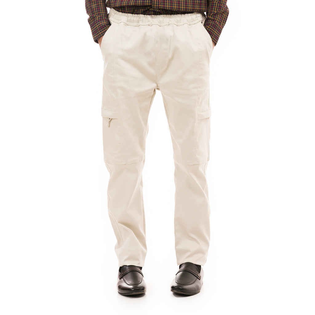 Nomad Cargo Jog Pants - Beige