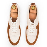 Modern Comfort Sneakers - Tan/White