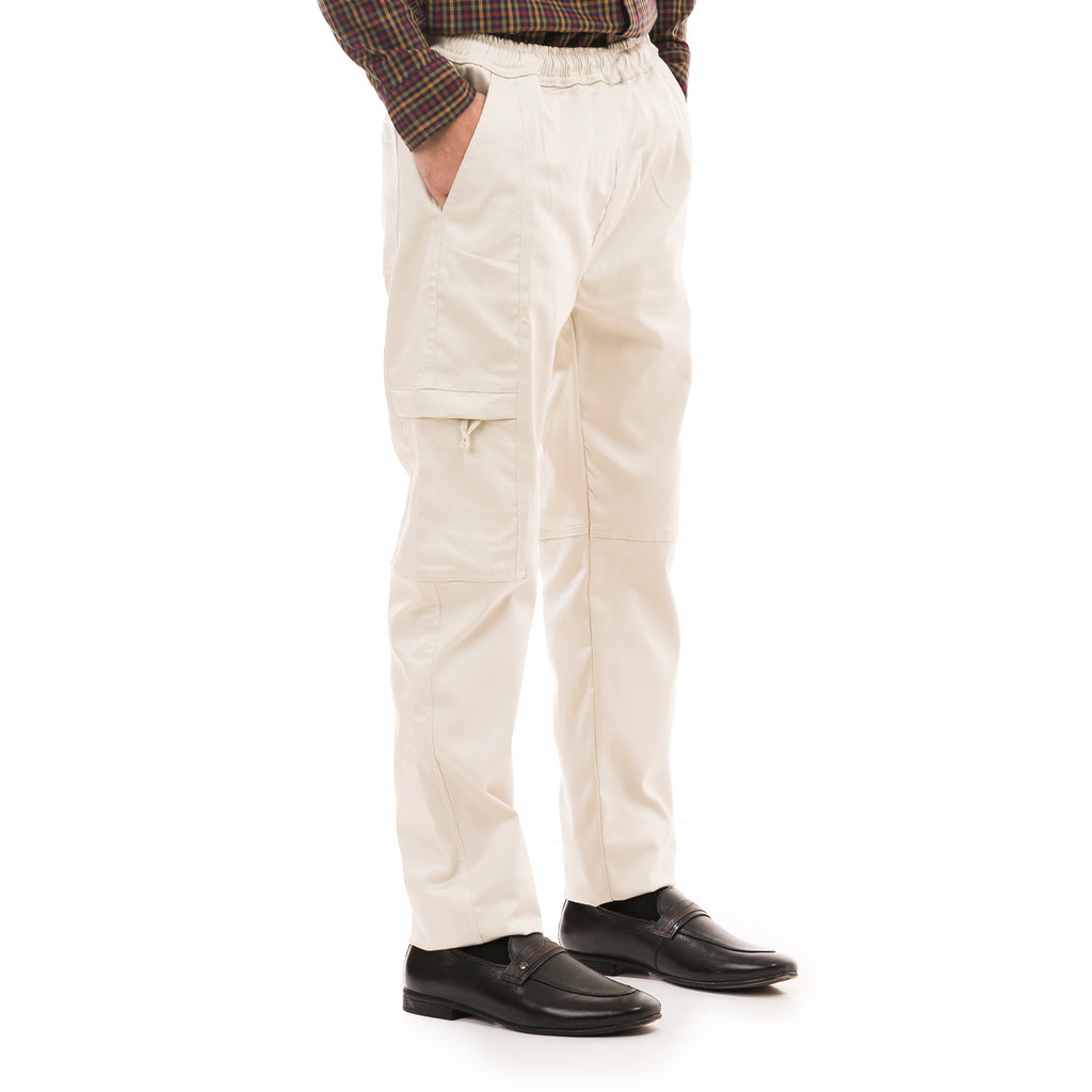 Nomad Cargo Jog Pants - Beige