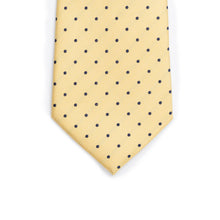 Load image into Gallery viewer, Yellow Dot Patterned Tie