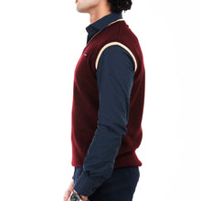 Load image into Gallery viewer, V-Neck Sleeveless Sweater-Maroon