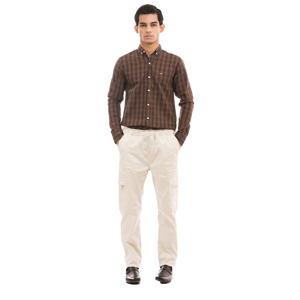 Nomad Cargo Jog Pants - Beige