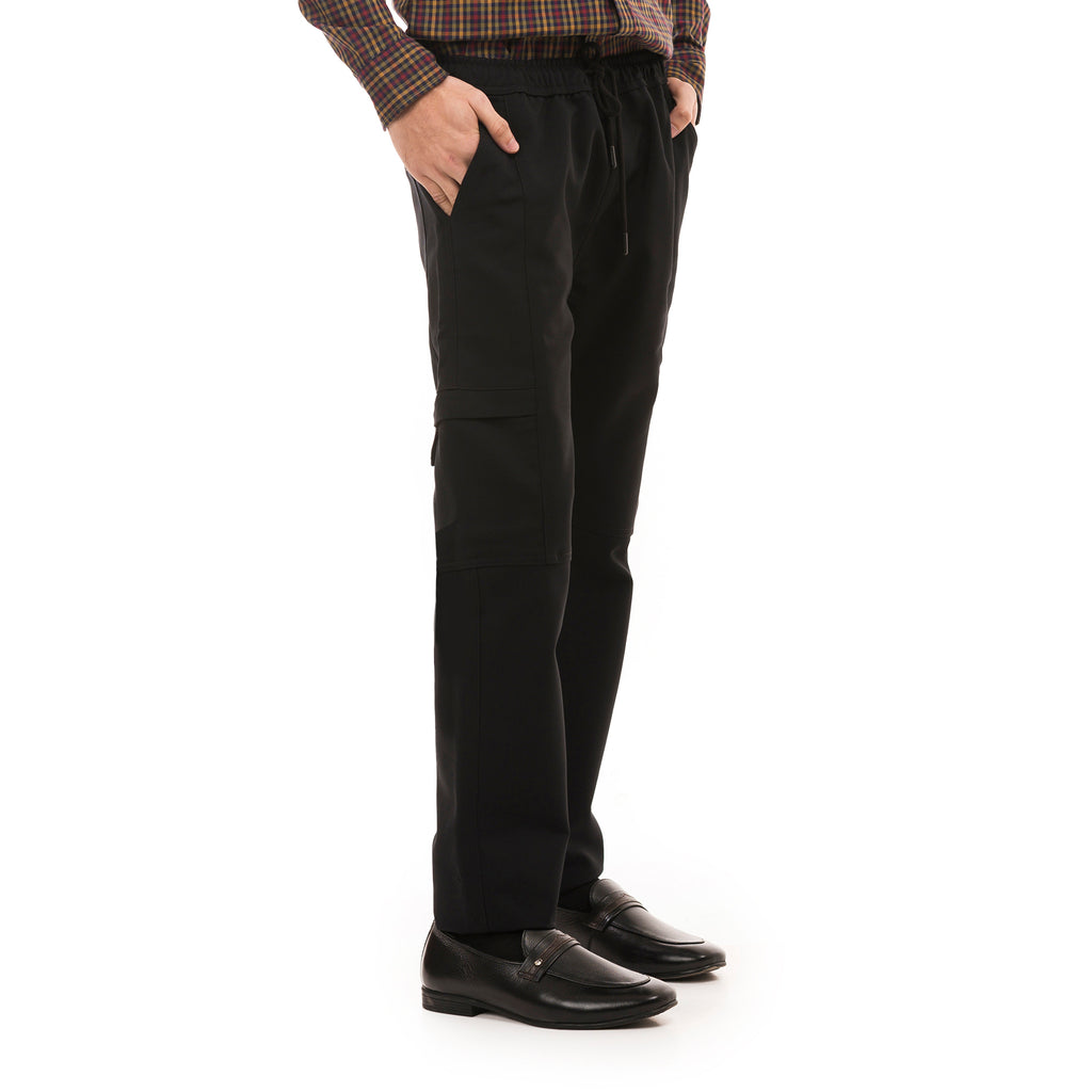 Nomad Cargo Jog Pants - Black
