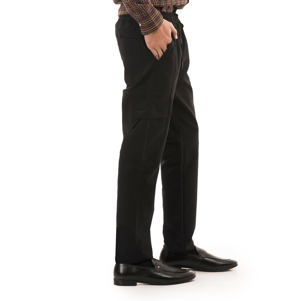 Nomad Cargo Jog Pants - Black