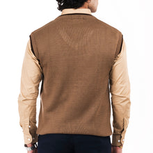 Load image into Gallery viewer, V-Neck Sleeveless Sweater-Khaaki