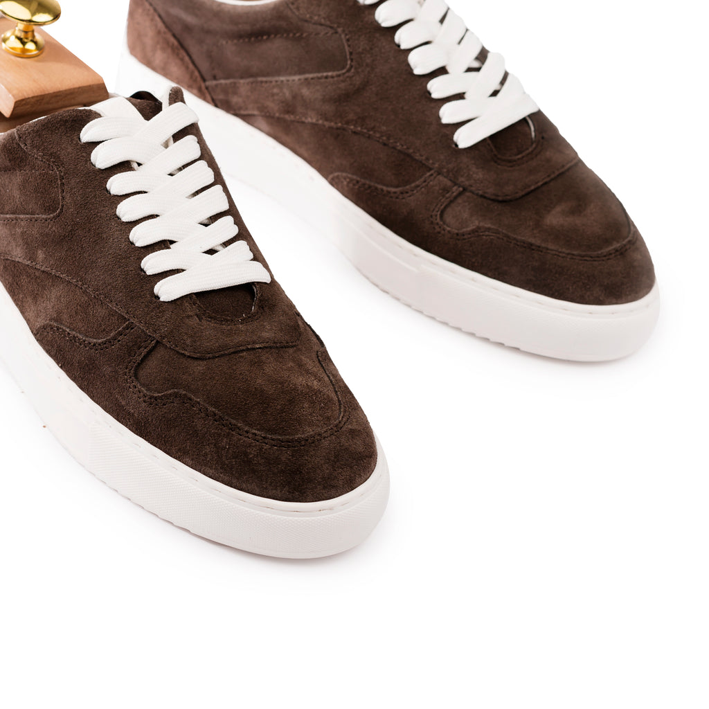 Modern Comfort Sneakers - Brown/White
