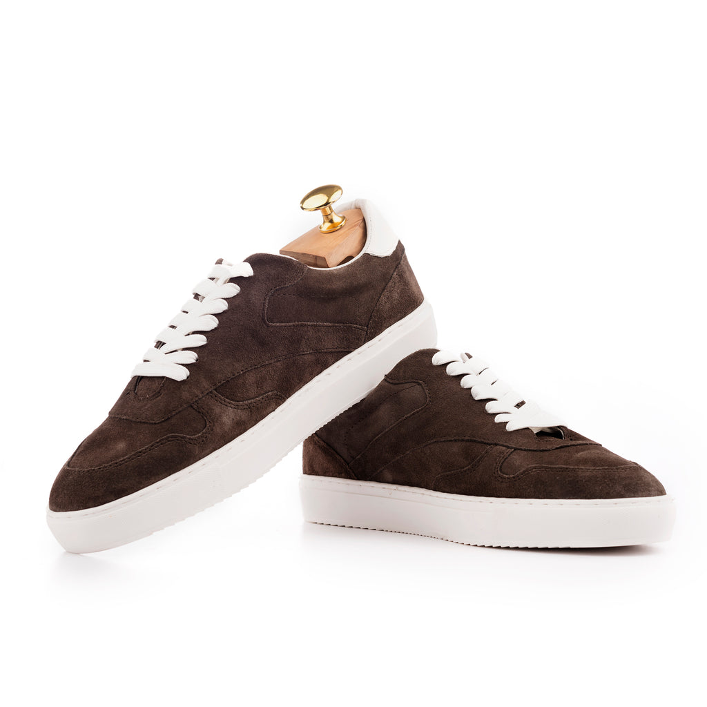 Modern Comfort Sneakers - Brown/White