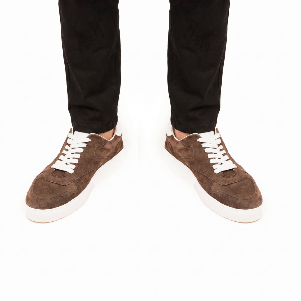 Modern Comfort Sneakers - Brown/White