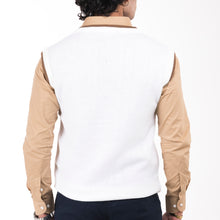 Load image into Gallery viewer, V-Neck Sleeveless Sweater-White