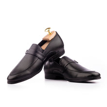 Load image into Gallery viewer, Signature Leather Loafers - Black