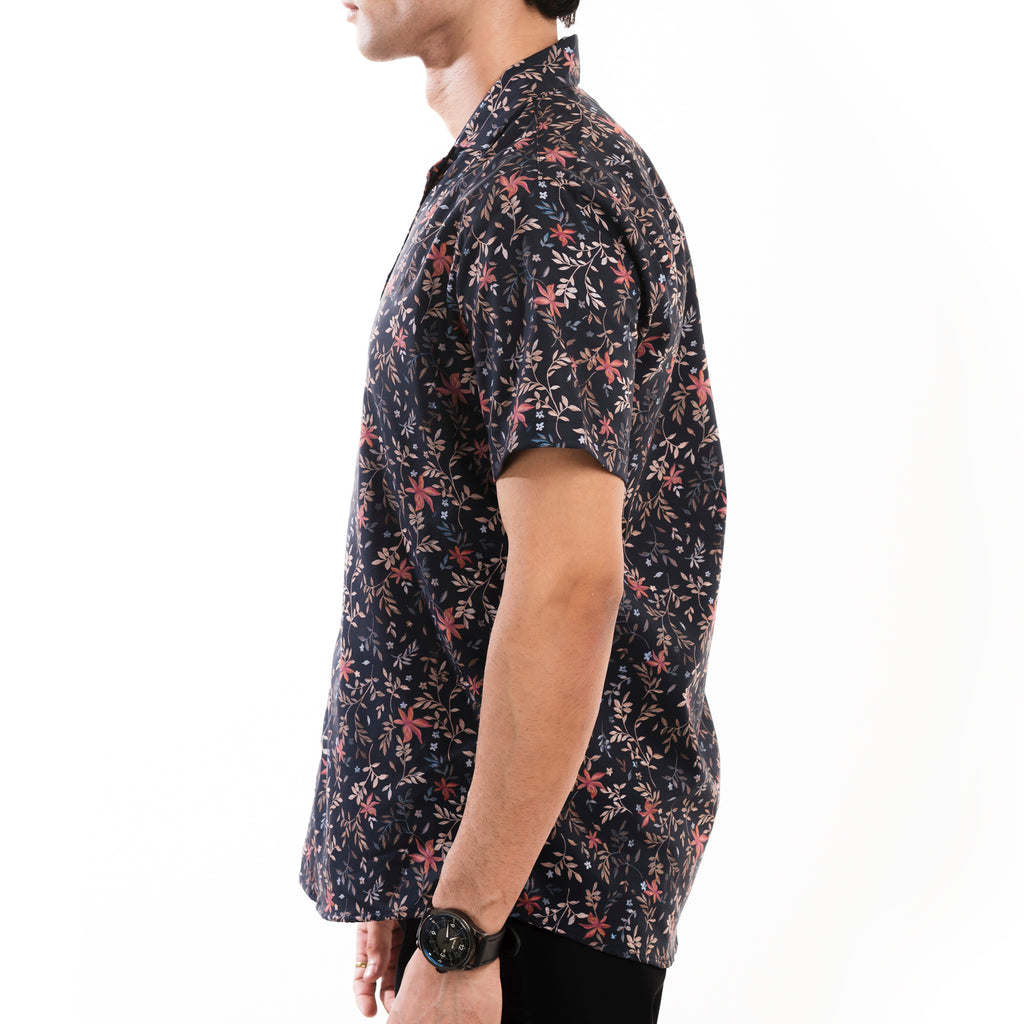 Tropical Floral Hawaiian Shirt