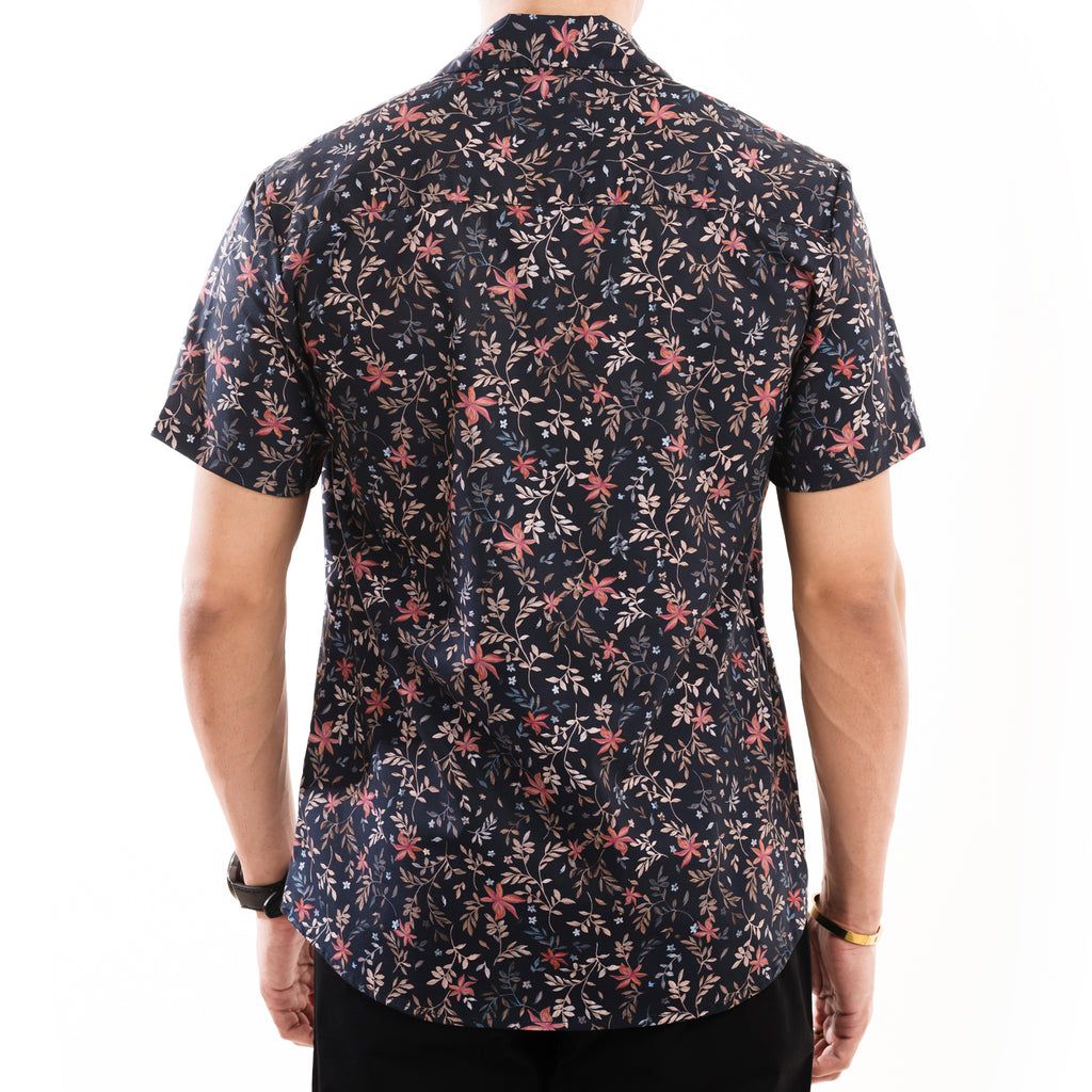 Tropical Floral Hawaiian Shirt