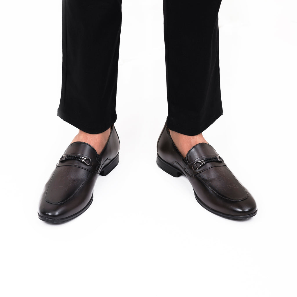 Bold Flair Loafers-Coffee