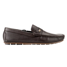 Load image into Gallery viewer, FHS Strapped Moccasins-Brown