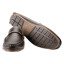 Load image into Gallery viewer, Thread Stitched Moccasins-Brown