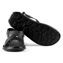 Load image into Gallery viewer, Casual Strapped Leather Sandals-Black