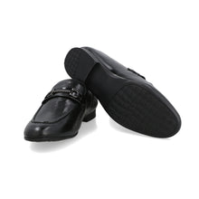 Load image into Gallery viewer, Gunmetal Buckled Loafers