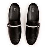 Urban Luxe Half Moccasins - Black