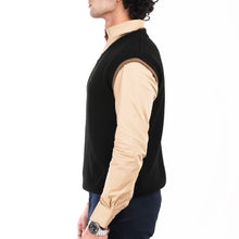 Load image into Gallery viewer, V-Neck Sleeveless Sweater-Black