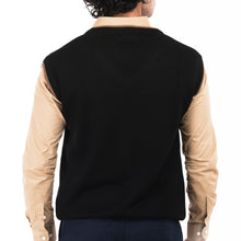 Load image into Gallery viewer, V-Neck Sleeveless Sweater-Black