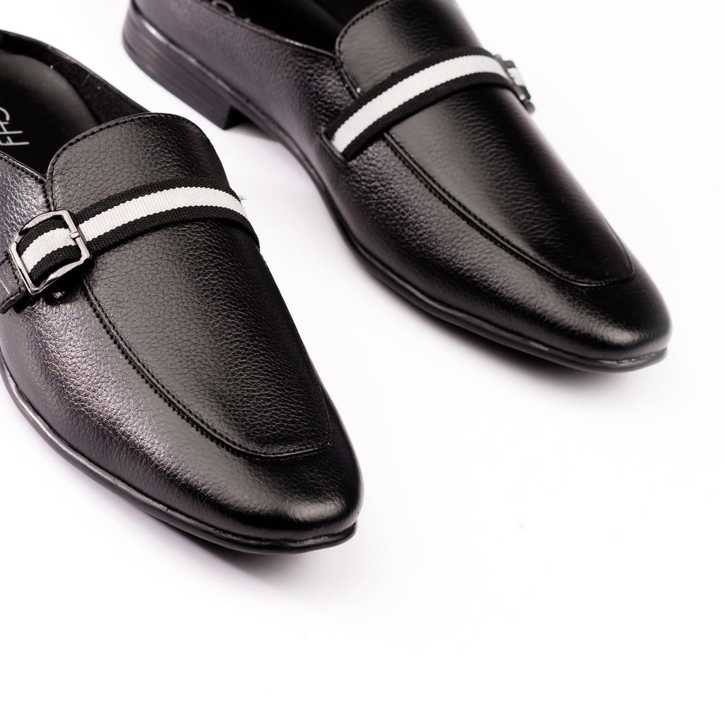 Urban Luxe Half Moccasins - Black